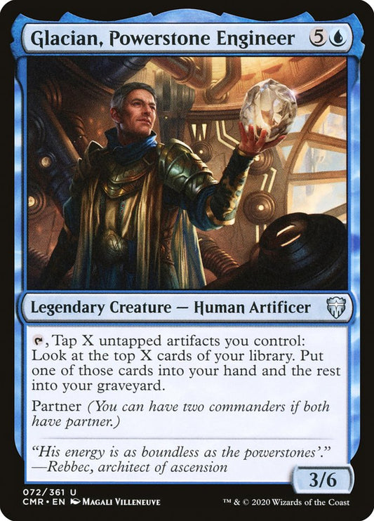 Glacian, Powerstone Engineer - carta Magic The Gathering
