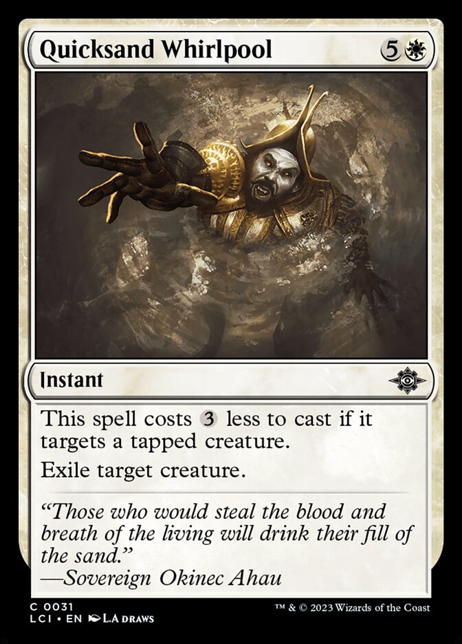 Quicksand Whirlpool - carta Magic The Gathering