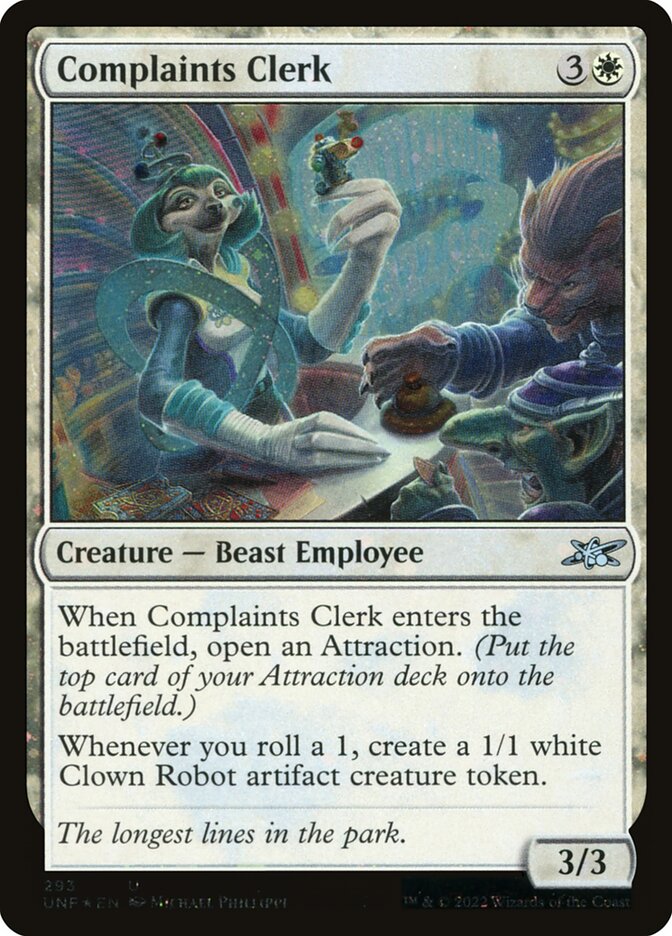 Complaints Clerk - carta Magic The Gathering