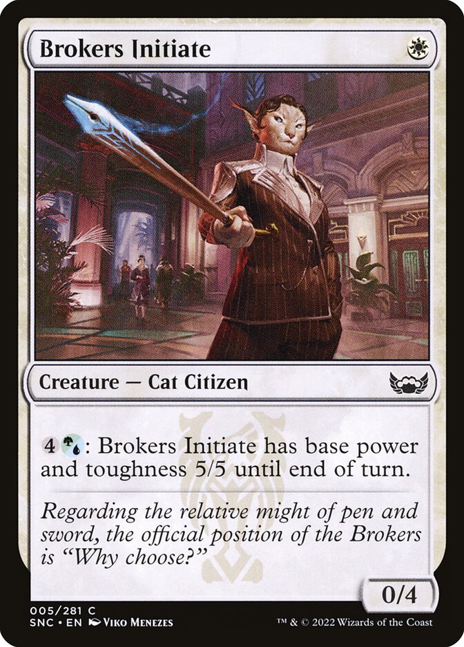 Brokers Initiate - carta Magic The Gathering