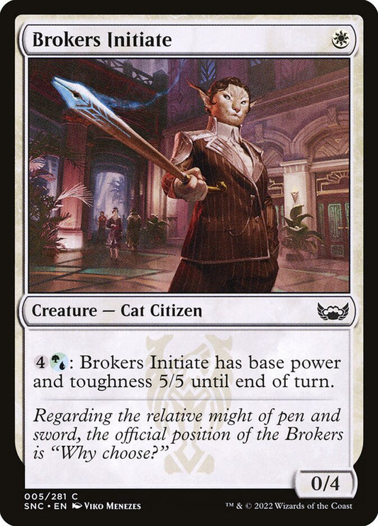 Brokers Initiate - carta Magic The Gathering