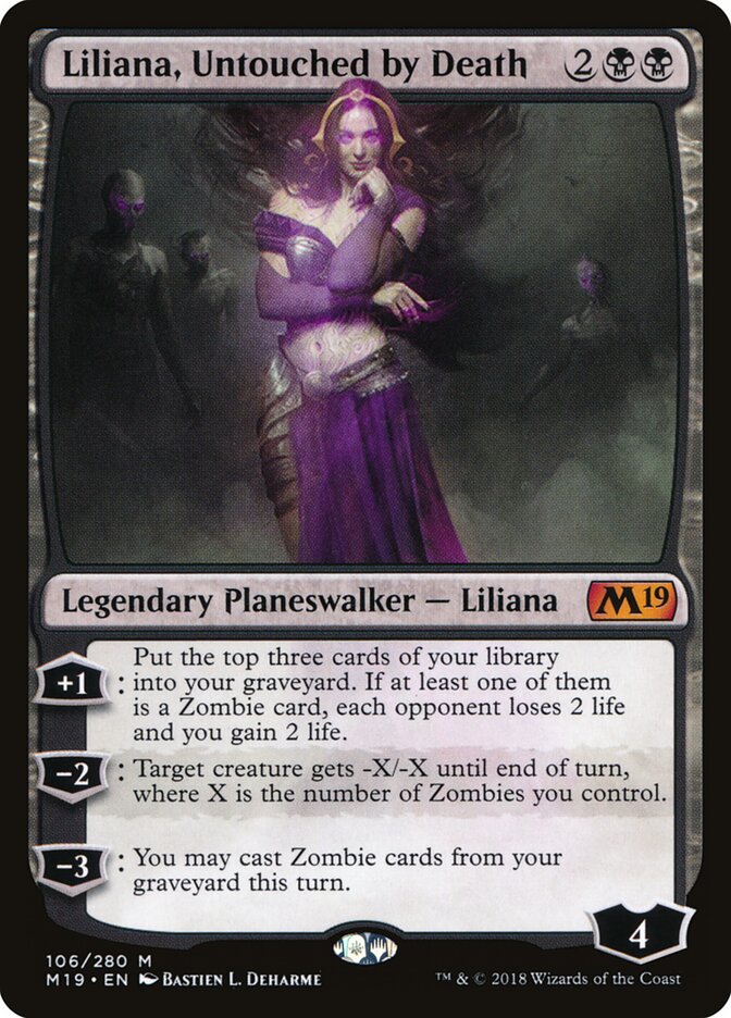 Liliana, Untouched by Death - carta Magic The Gathering