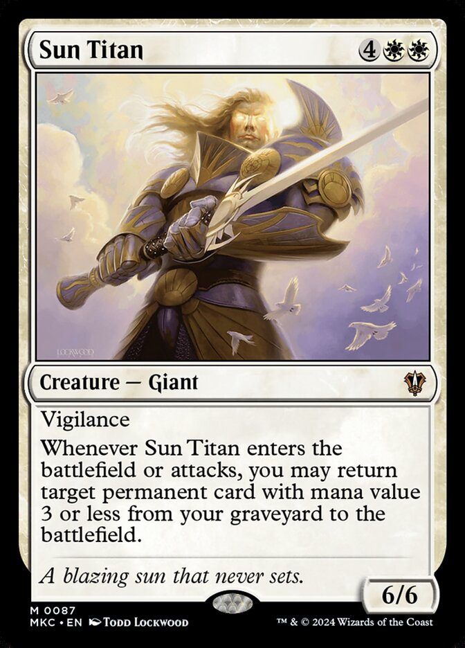 Sun Titan - carta Magic The Gathering