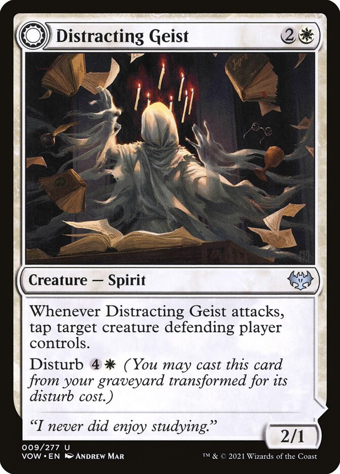 Distracting Geist - carta Magic The Gathering
