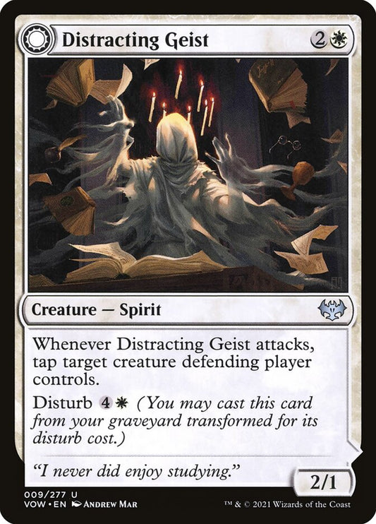 Distracting Geist - carta Magic The Gathering