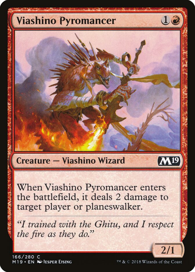Viashino Pyromancer - carta Magic The Gathering