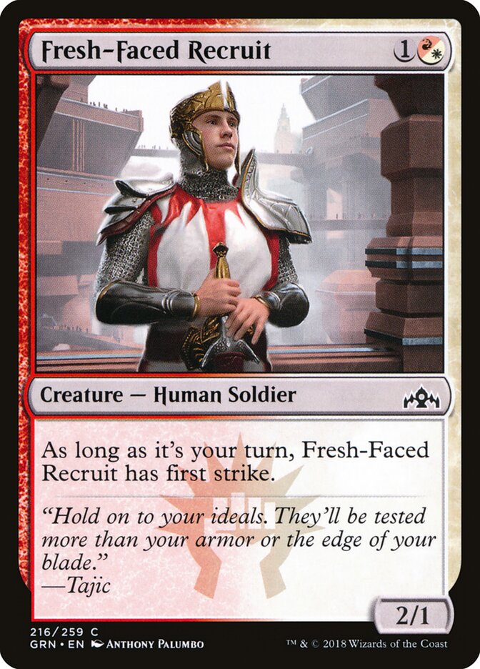 Fresh-Faced Recruit - carta Magic The Gathering