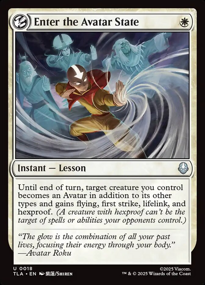 Enter the Avatar State - carta Magic The Gathering