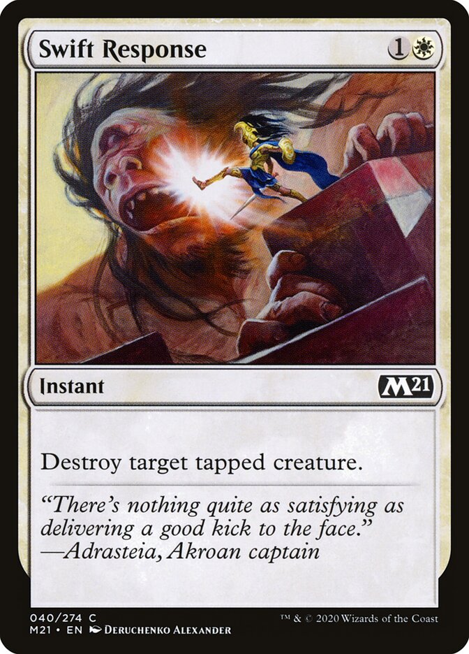 Swift Response - carta Magic The Gathering