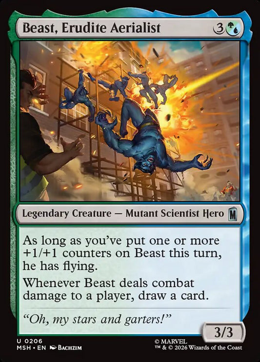 Beast, Erudite Aerialist - carta Magic The Gathering