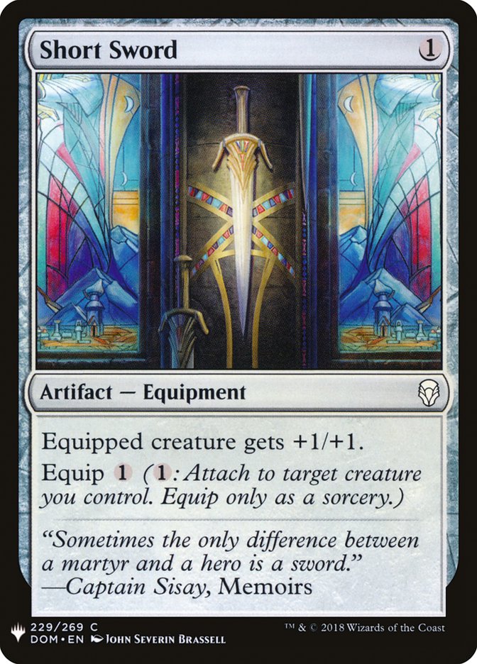Short Sword - PLST-DOM-229-NF-STD