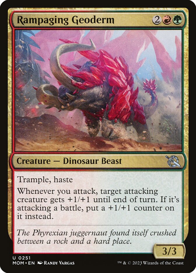 Rampaging Geoderm - carta Magic The Gathering