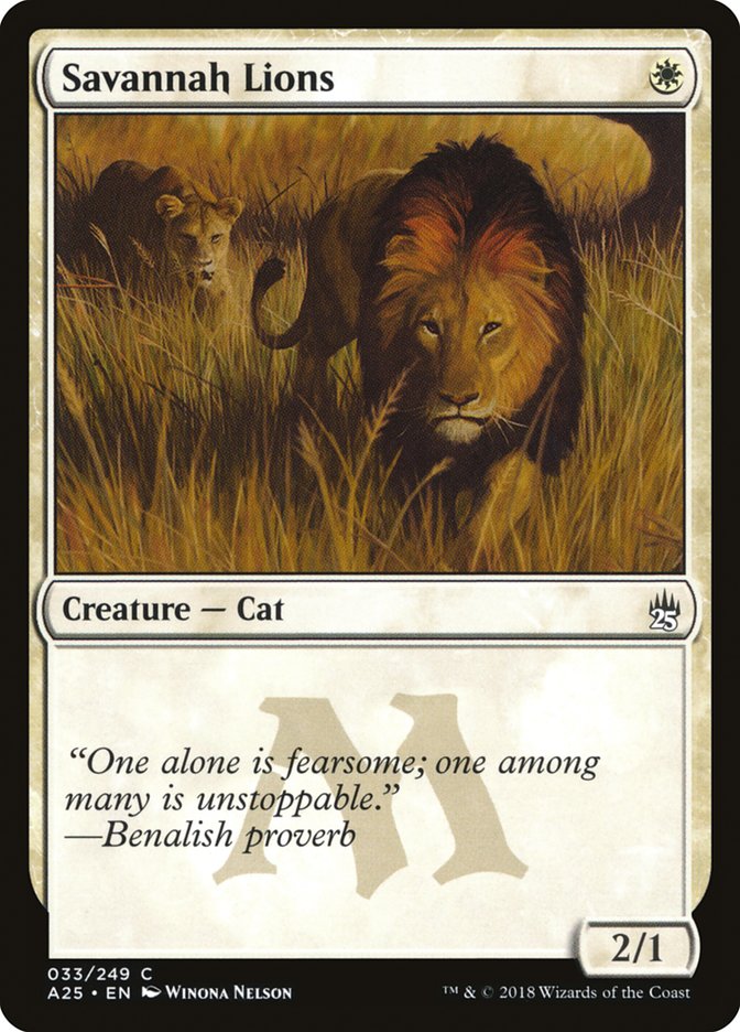 Savannah Lions - carta Magic The Gathering