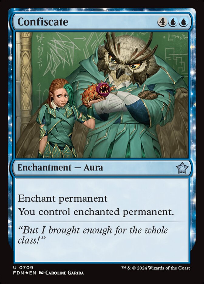 Confiscate - carta Magic The Gathering