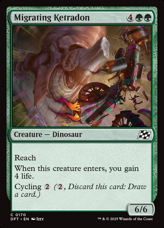 Migrating Ketradon (DFT)