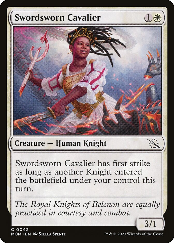 Swordsworn Cavalier - carta Magic The Gathering