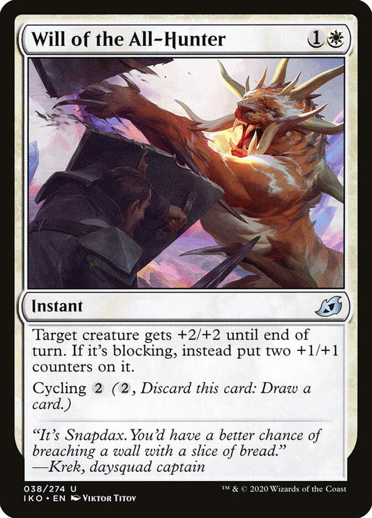 Will of the All-Hunter - carta Magic The Gathering