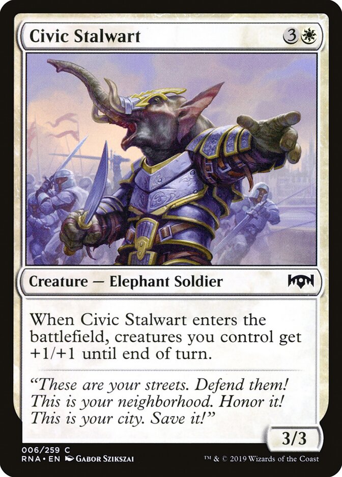 Civic Stalwart - carta Magic The Gathering