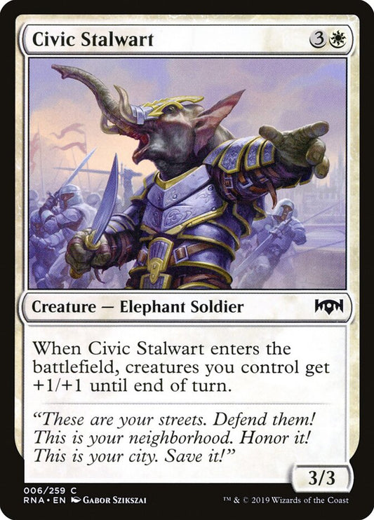 Civic Stalwart - carta Magic The Gathering