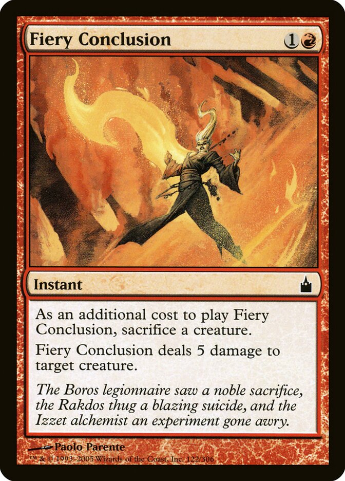 Fiery Conclusion - carta Magic The Gathering