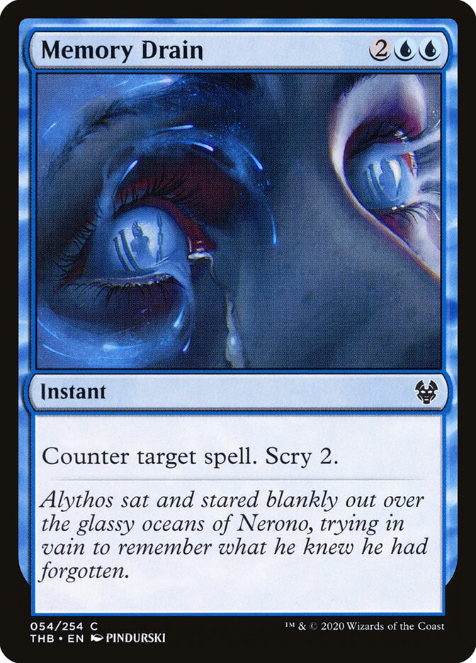 Memory Drain - carta Magic The Gathering