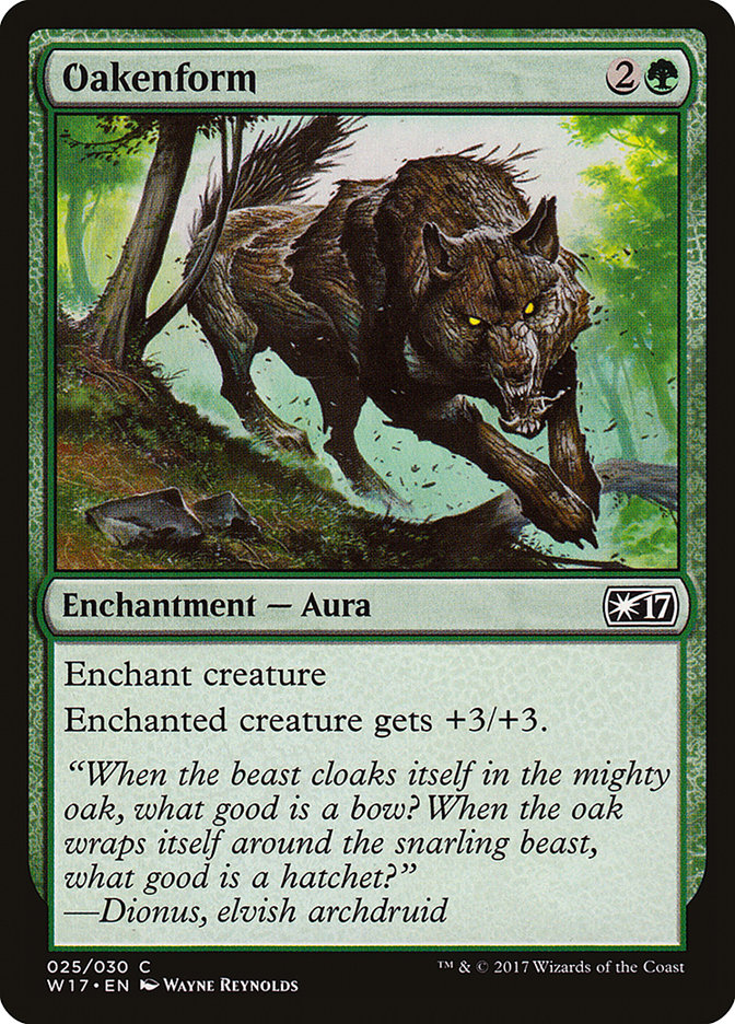 Oakenform - carta Magic The Gathering