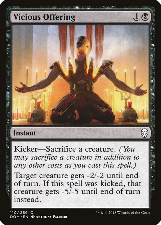 Vicious Offering - carta Magic The Gathering