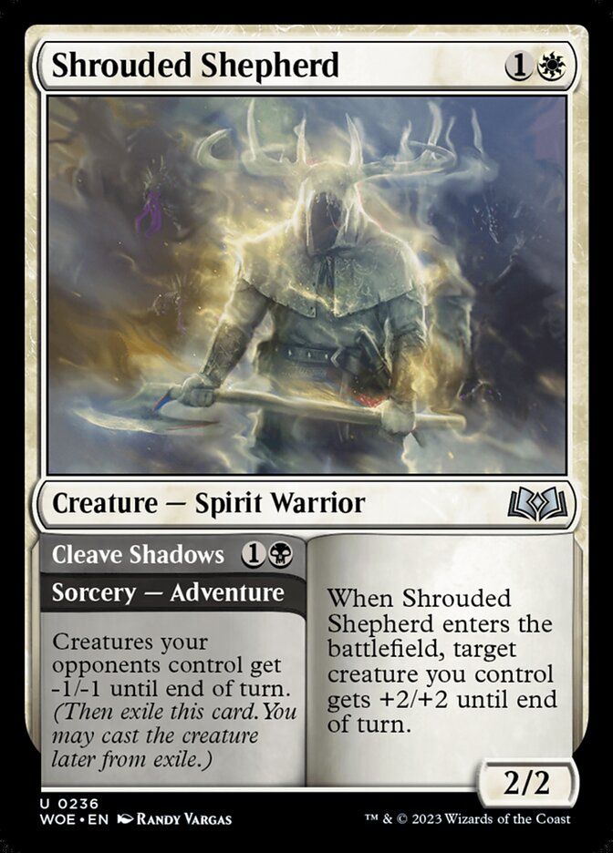Shrouded Shepherd // Cleave Shadows - WOE-236-NF-STD