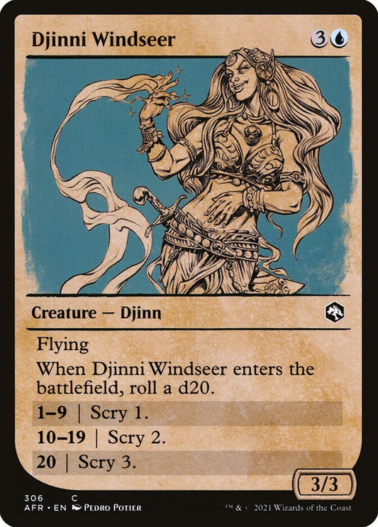 Djinni Windseer - carta Magic The Gathering
