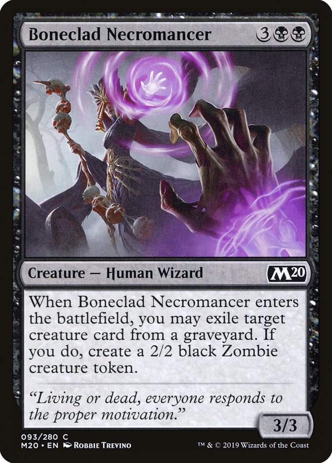 Boneclad Necromancer - M20-093-NF-STD
