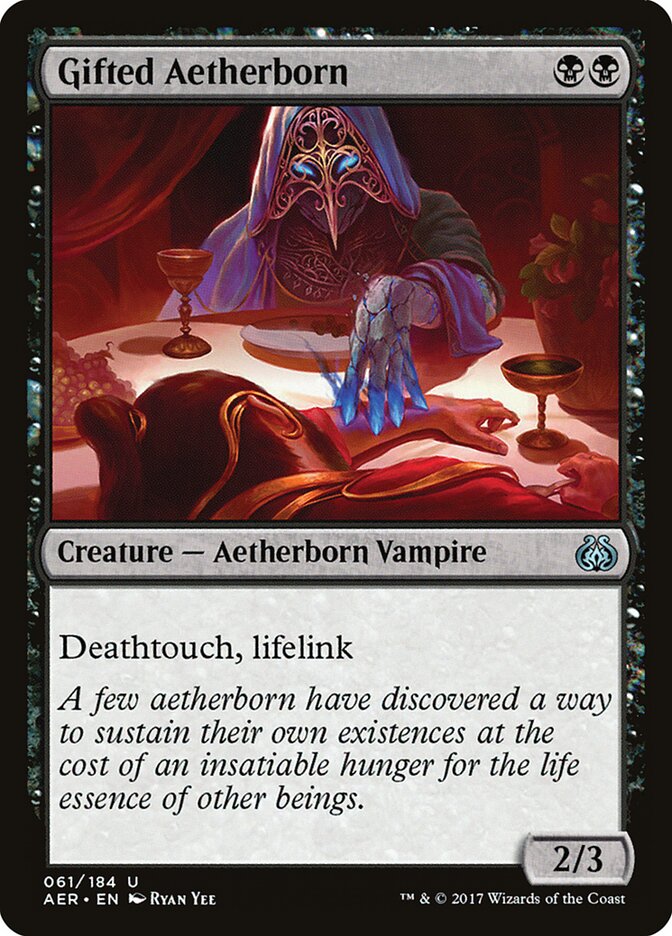 Gifted Aetherborn - carta Magic The Gathering