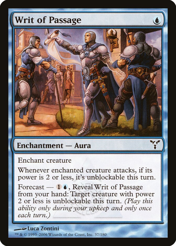 Writ of Passage - carta Magic The Gathering