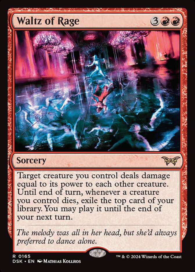 Waltz of Rage - carta Magic The Gathering
