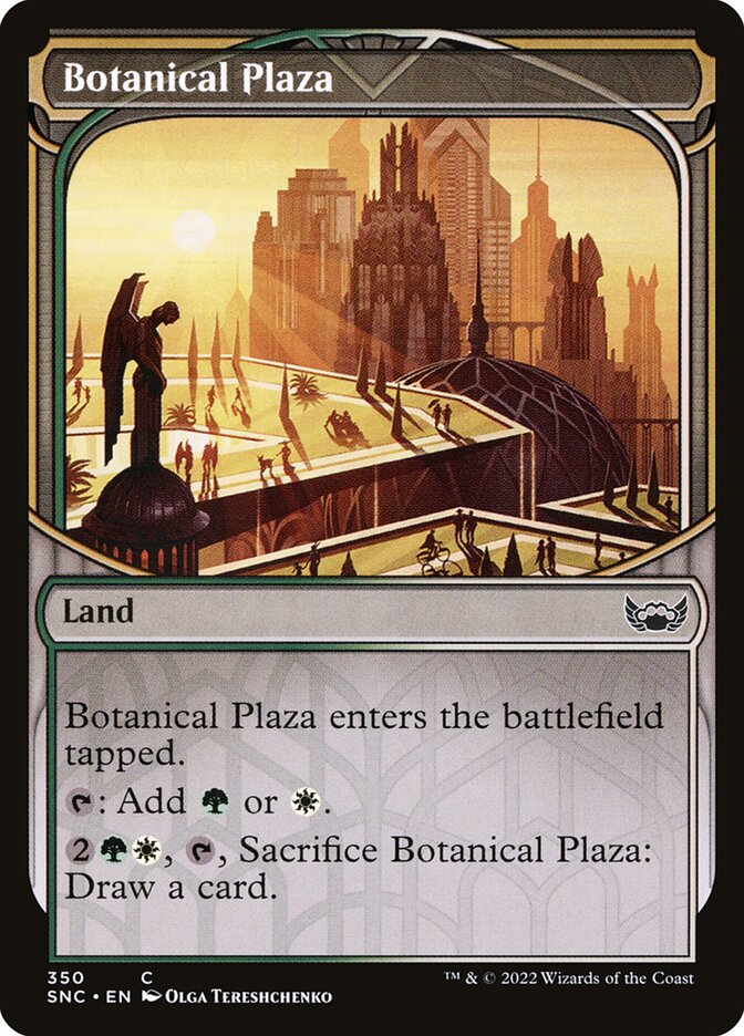 Botanical Plaza - carta Magic The Gathering