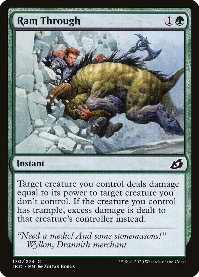 Ram Through - carta Magic The Gathering