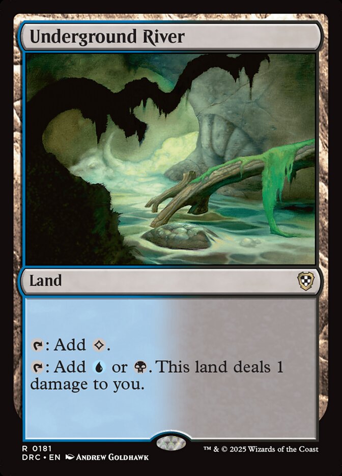 Underground River - carta Magic The Gathering