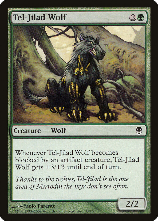 Tel-Jilad Wolf - carta Magic The Gathering