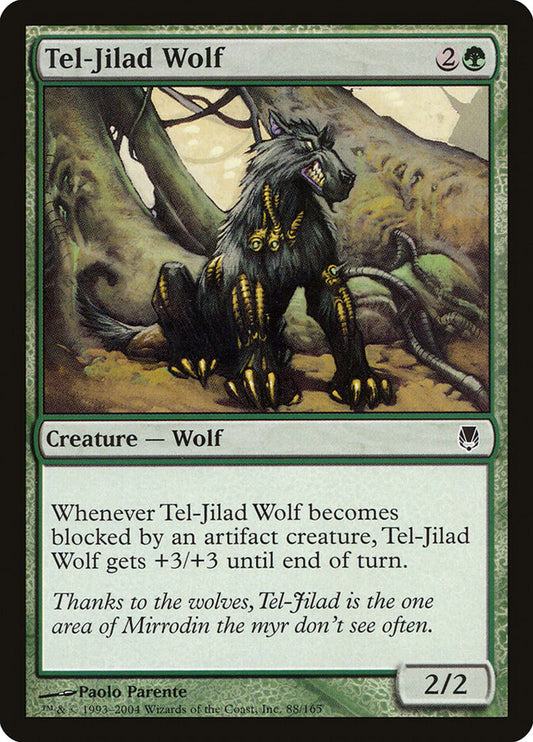 Tel-Jilad Wolf - carta Magic The Gathering
