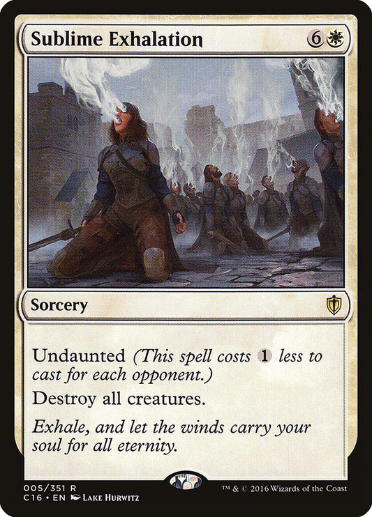 Sublime Exhalation - C16-005-NF-STD