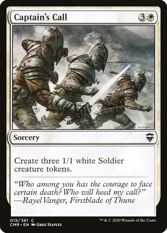 Captain's Call - carta Magic The Gathering