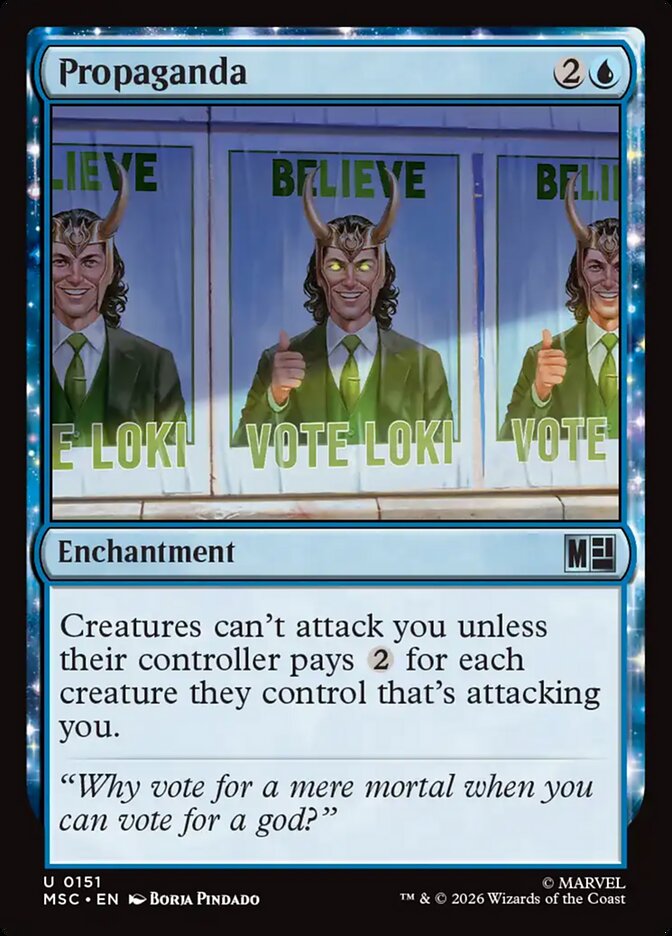 Propaganda - carta Magic The Gathering