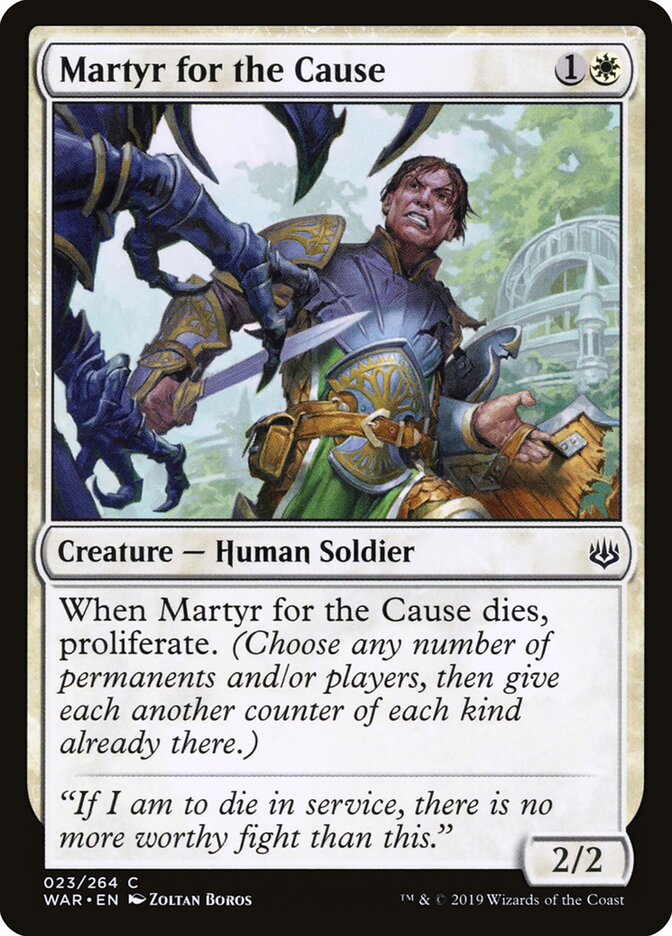 Martyr for the Cause - carta Magic The Gathering