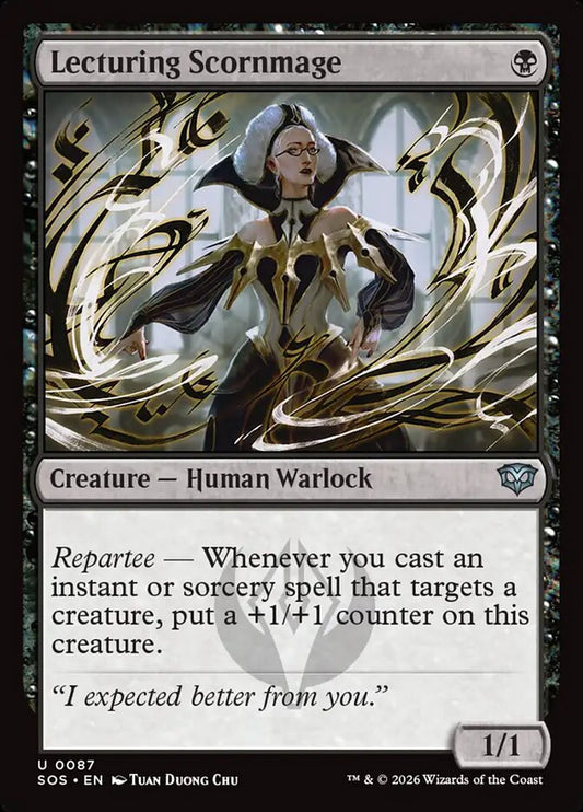 Lecturing Scornmage - carta Magic The Gathering