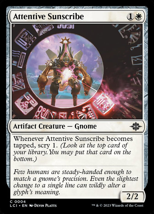 Attentive Sunscribe - carta Magic The Gathering
