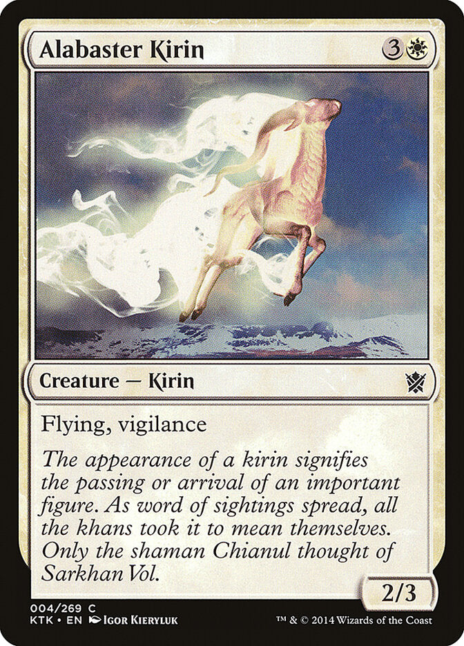 Alabaster Kirin - carta Magic The Gathering