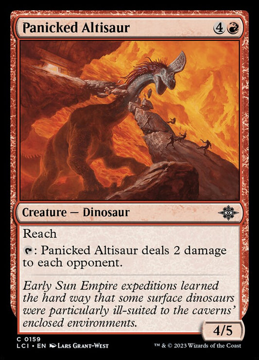 Panicked Altisaur - carta Magic The Gathering