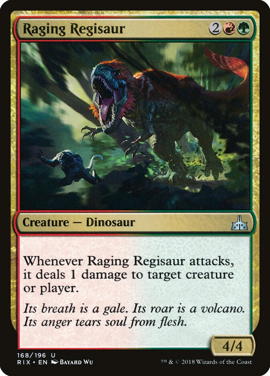 Raging Regisaur - carta Magic The Gathering