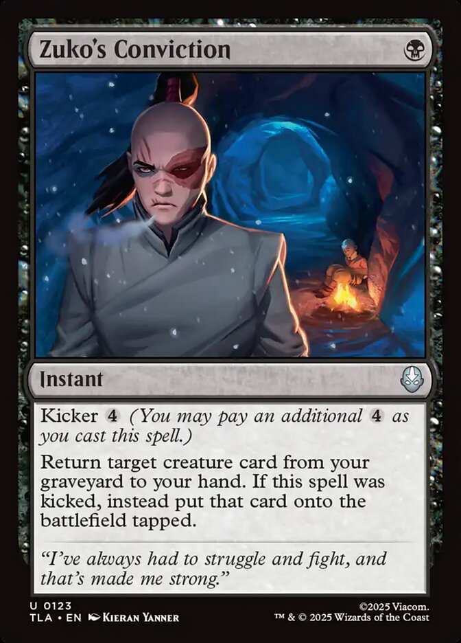Zuko's Conviction - carta Magic The Gathering