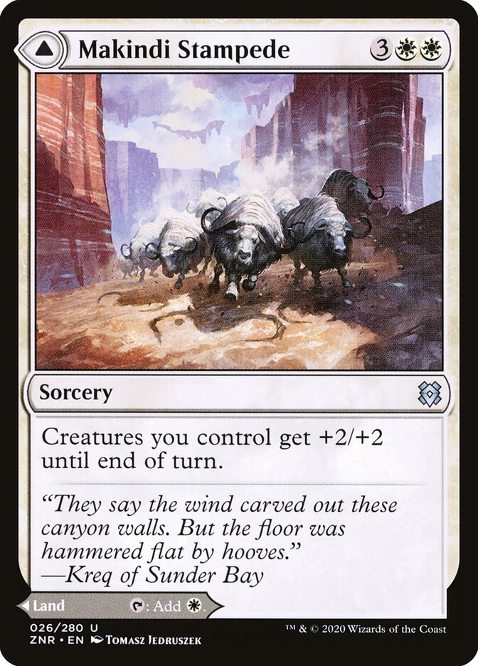 Makindi Stampede - carta Magic The Gathering