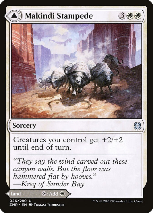 Makindi Stampede - carta Magic The Gathering